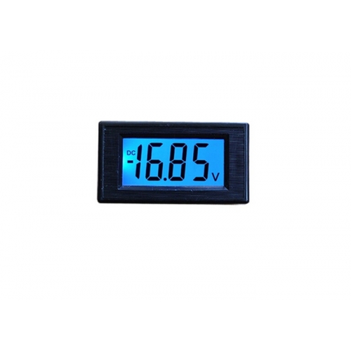 10pcs DC 0-500V Voltmeter LCD Digital Display Blue backlight