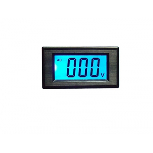 10pcs AC 0-500V Voltmeter LCD Digital Display Blue backlight