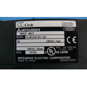 8DI 24V DC Mitsubishi AJ65SBTB1-8D PLC CC-Link Module 1Year Warranty