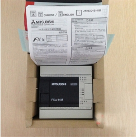 8DI 6DO Relay 24V DC Mitsubishi FX3G-14MR-DS PLC for upgrade FX1N