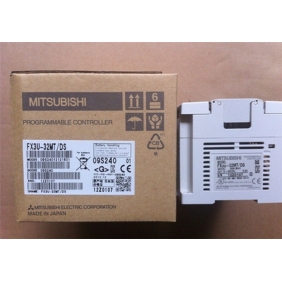 FX3U-32MT-DS PLC 24V DC 16DI 16DO Transistor Mitsubishi with Programing Cable