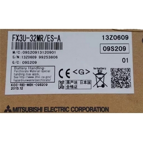 FX3U-32MR-ES-A PLC 100?40V AC 16DI 16DO Relay Mitsubishi with Programing Cable