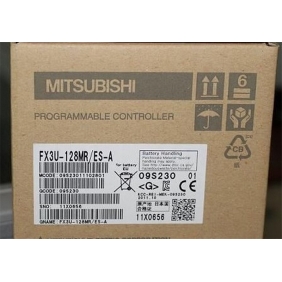 FX3U-128MR-ES-A PLC 100?40V AC 64DI 64DO Relay with Programing Cable Mitsubishi