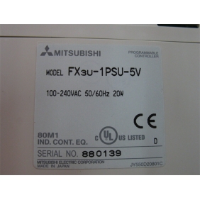 FX3U-1PSU-5V Mitsubishi Extension power supply unit 100-240V AC