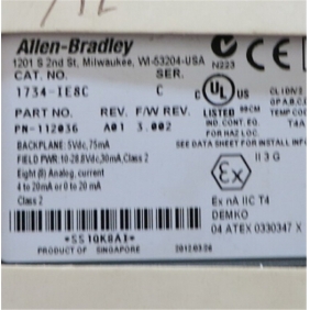 NEW Original 1734-IE8C AB Allen-Bradley POINT I/O 8 Point Analog Input Module Unopened Box