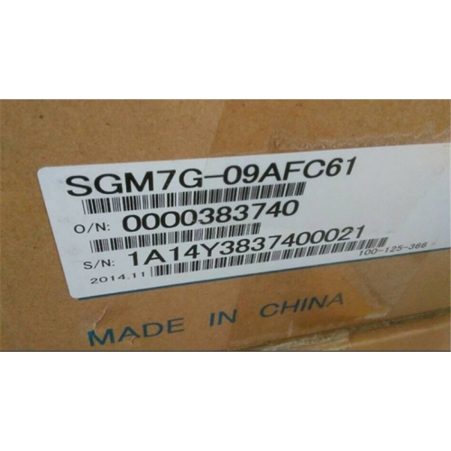 SGM7G-09AFC61  YASKAWA  ?-7-Series  200V  850W  5.39NM  1500r/min AC Rotary Servomotor