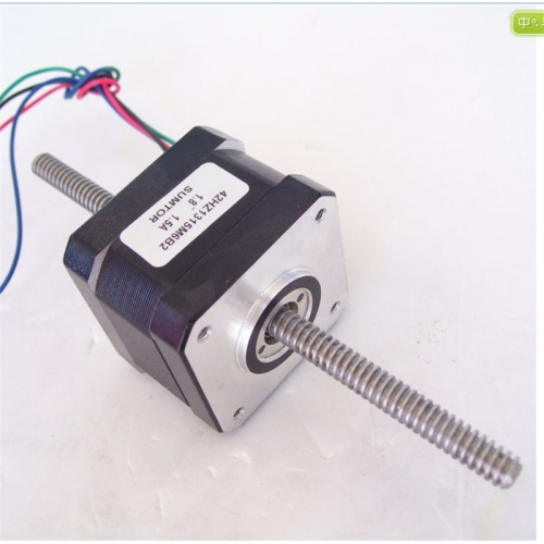 Through the Shaft  Screw Linear Stepper Motor NEMA17 42mm0.22N.M TR6.35*3.65(P2)130mm For 3D Printer  42HZ1315M6B2