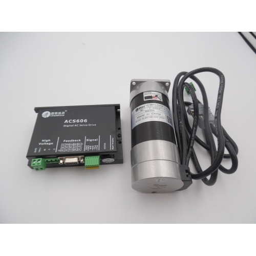 180W Square Flange 6.7A 36VDC 0.57NM 3000RPM Brushless DC Servo Motor Dirve Kit pulse Control BLM57180-1000+ACS606