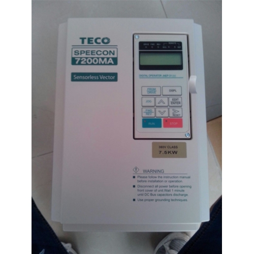 7.5KW 10HP 380V 400Hz TECO 7200MA VFD for Engrave Packaging Machine Tool 1Year Warranty