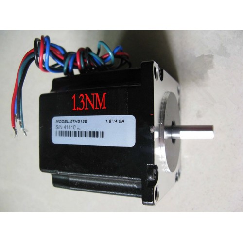 NEMA23 1.3NM 186oz-in 2ph 2.8A D=6.35mm Stepper Motor 57HS13B Laser Machine