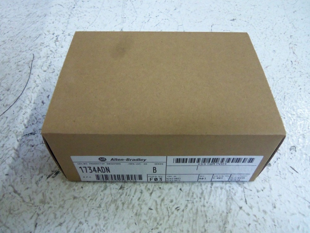 1734-ADN AB PLC 10-28.8VDC 63 POINT I/O modules DeviceNet 1734 Series Original brand new