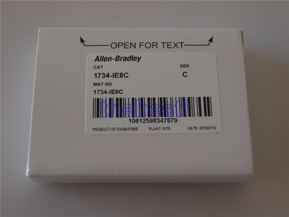 1734-IE8C AB Allen-Bradley PLC 75mA 8 single-ended Analog Input Modules 1734 Series Original brand new