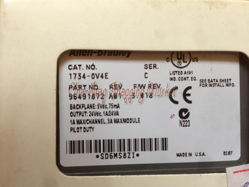 1734-OV4E AB PLC 24DC 4 current sinking POINT Digital DC Output Modules 1734 Series Original brand new