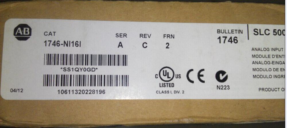 1746-NI16I Rockwell PLC SLC500 serial NEW