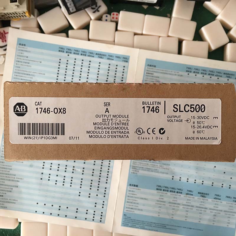 1746-OX8 Allen-Bradley PLC 1746 Digital Contact Output Modules 5-125V DC 5-265V AC 8 Output New