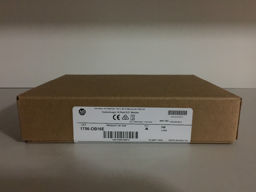 1756-OB16E Allen-Bradley PLC 16 Channel 10-31V DC Electrically Fused Output Module (20 Pin) New