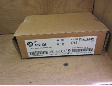 1762-IQ8 AB Allen-Bradley PLC 24VDC 8 Input Points Digital Input Module 1762 Series Original brand new