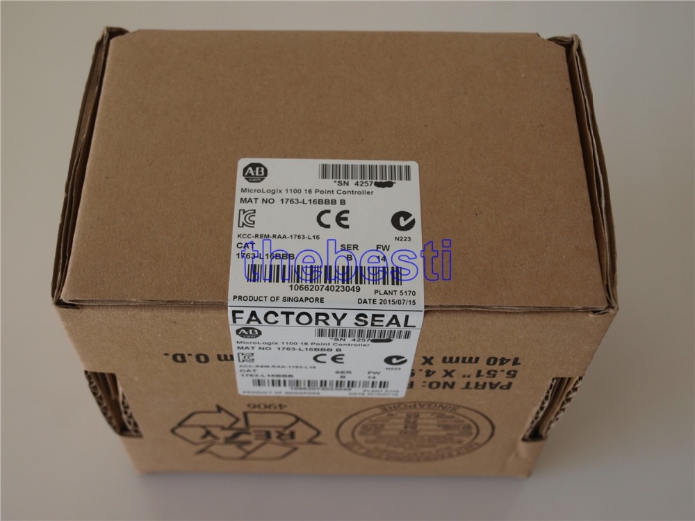 1763-L16BBB AB Allen-Bradley PLC 24VDC MicroLogix 1100 Controller 1763 Series Original brand new