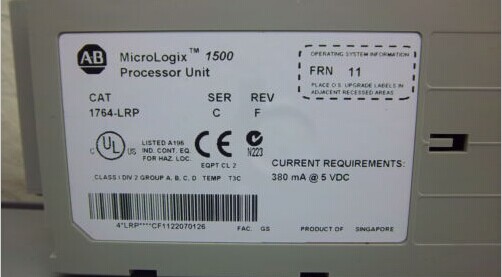 1764-LRP AB Allen-Bradley PLC MicroLogix?1500 Processor Unit 1764 Series Original brand new