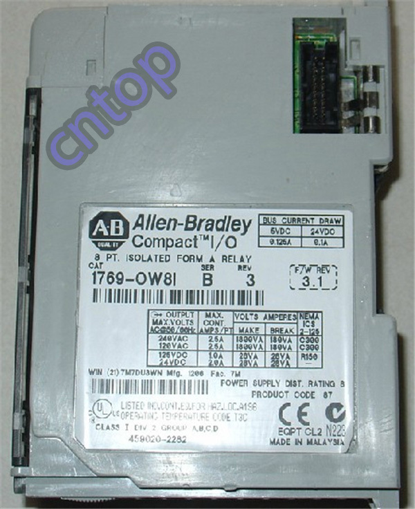 1769-OW8I AB Allen-Bradley PLC 8 outputs Compact Digital Contact Output Module 1769 Series Original brand new