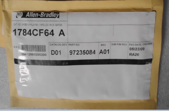 1784-CF64 Allen-Bradley PLC 1784 Industrial CompactFlash Card 128 MB New