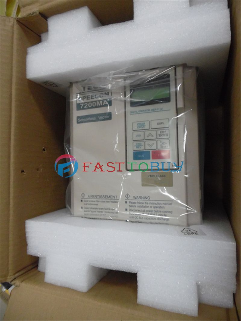 3.7KW 5HP 220V 400Hz TECO 7200MA VFD for Engrave Packaging Machine Tool 1Year Warranty