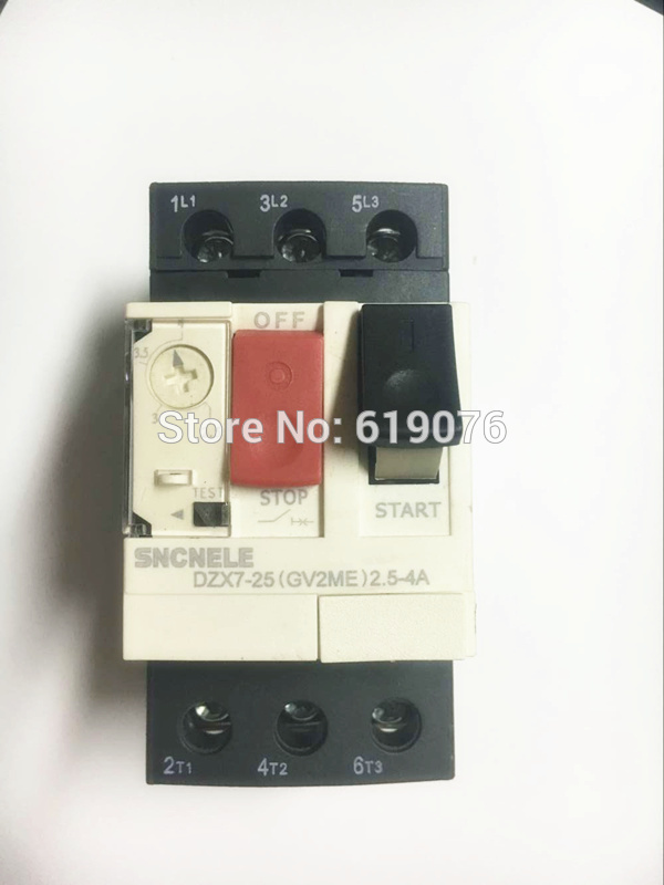 5pcs/Lot GV2ME07C  Motor Ciruit Breaker 1.6-2.5A New