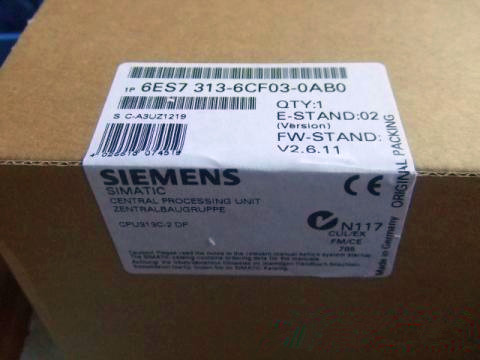 6ES7313-6CF03-0AB0 SIEMENS CPU Module New