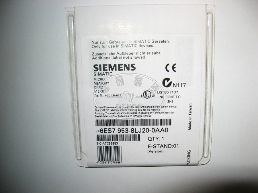 6ES7953-8LJ20-0AA0 SIEMENS Micro Memory Card New