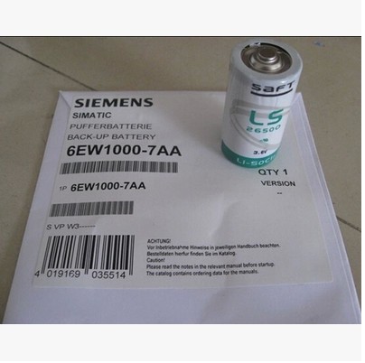 6EW1000-7AA Lithium battery for Siemens S5 PLC Capacity:1001-1600MAh