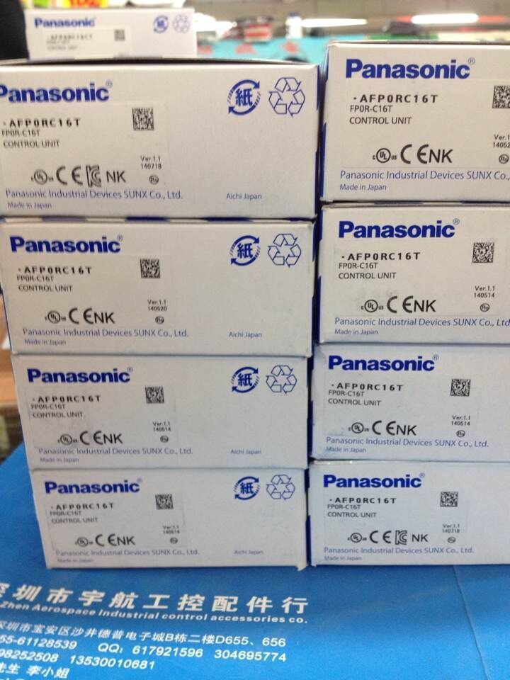 AFP0RC16T Panasonic FP0R-C16T PLC CPU 24VDC Power 8DI 8DO Transistor NPN New Original 1 Year Warranty