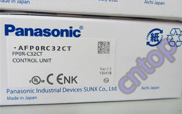 AFP0RC32CT Panasonic FP0R-C32CT PLC CPU 24VDC Power 16DI 16DO Transistor NPN RS232C New Original 1 Year Warranty