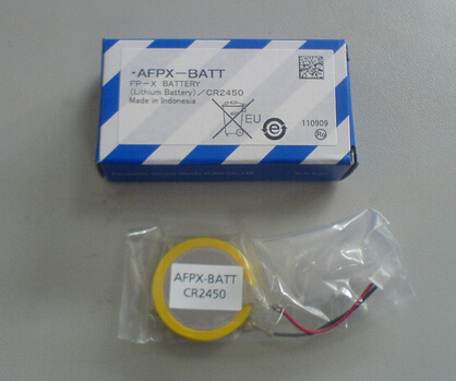 AFPX-BATT Back-up lithium battery for Panasonic FP-X PLC with plug Oblate