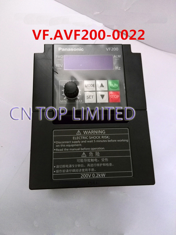 AVF200-0022 Panasonic VFD input 1 Ph 220V 1.5A 0.2KW 400Hz for Textile Machine 1 year Warranty