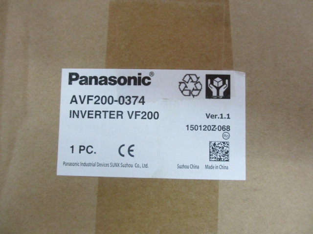 AVF200-0374 Panasonic VFD input 3 Ph 380V 8.7A 3.7KW 400Hz for Textile Machine 1 year Warranty