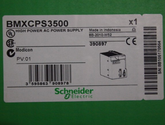 BMXCPS3500 Schneider PLC Power Supply Module M340 100-240VAC 36W Original Brand NEW