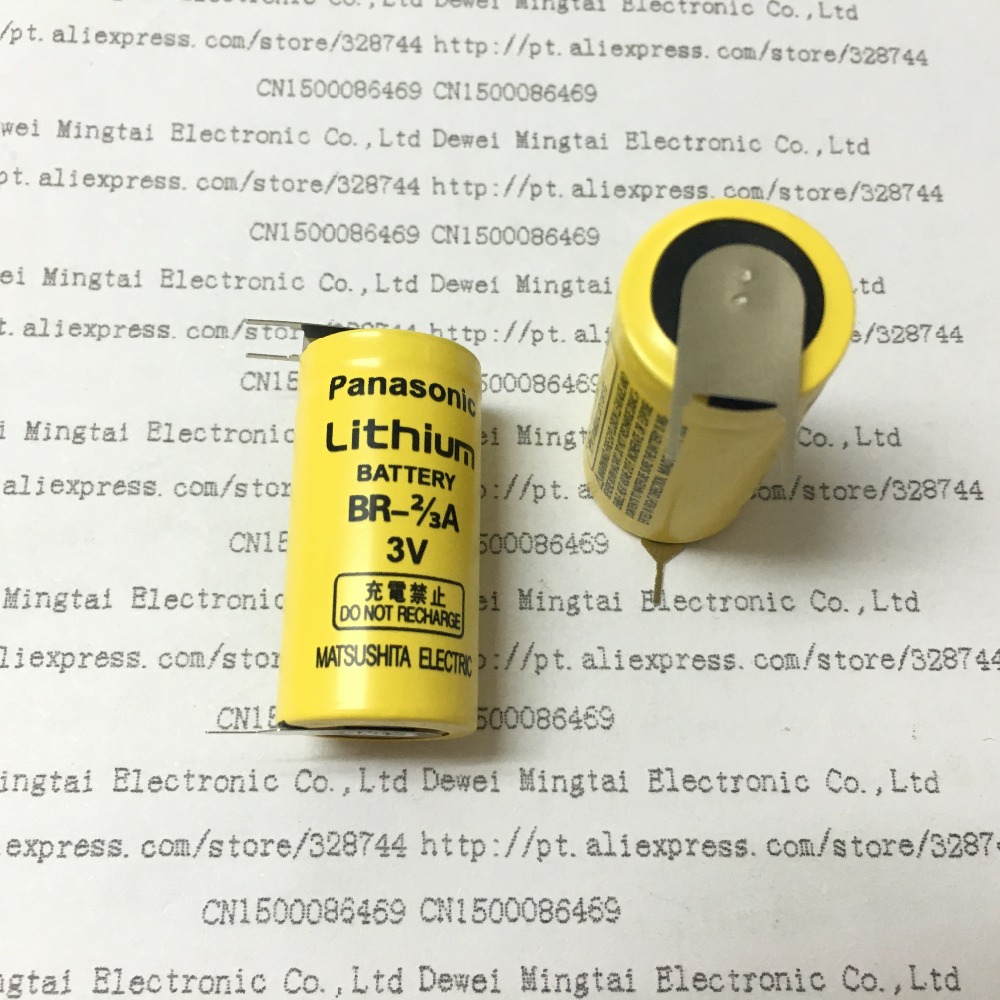 BR-2/3A Lithium battery(BR-2/3A) for Panasonic FP3 PLC with plug