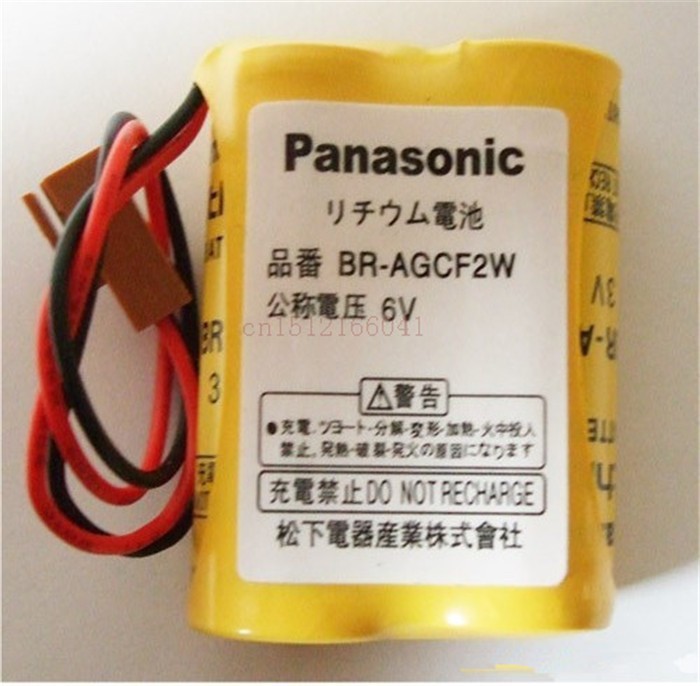 BR-AGCF2W Lithium battery for Panasonic PLC numerical control and IPC 6V