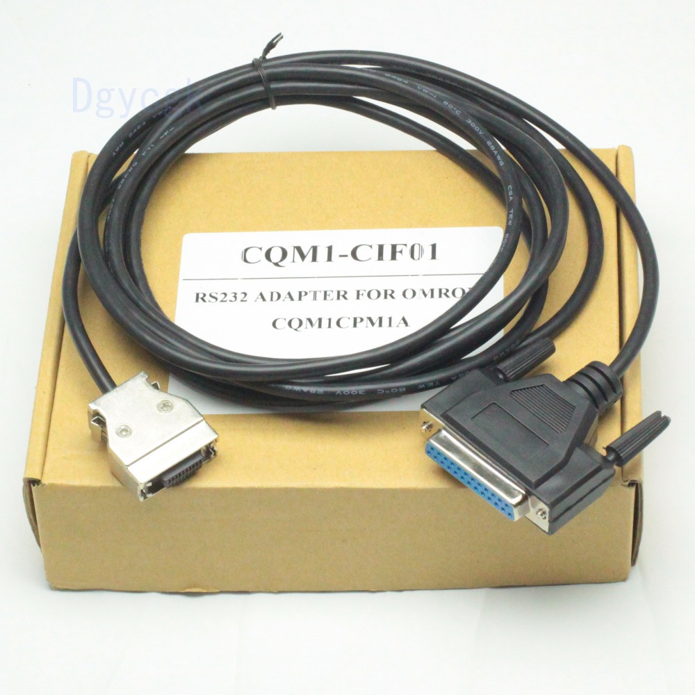 CQM1-CIF01 RS232 interface PLC programming cable for Omron CPM1A/CQM1 series programmer 25-pin & 20-pin iron Length:3m