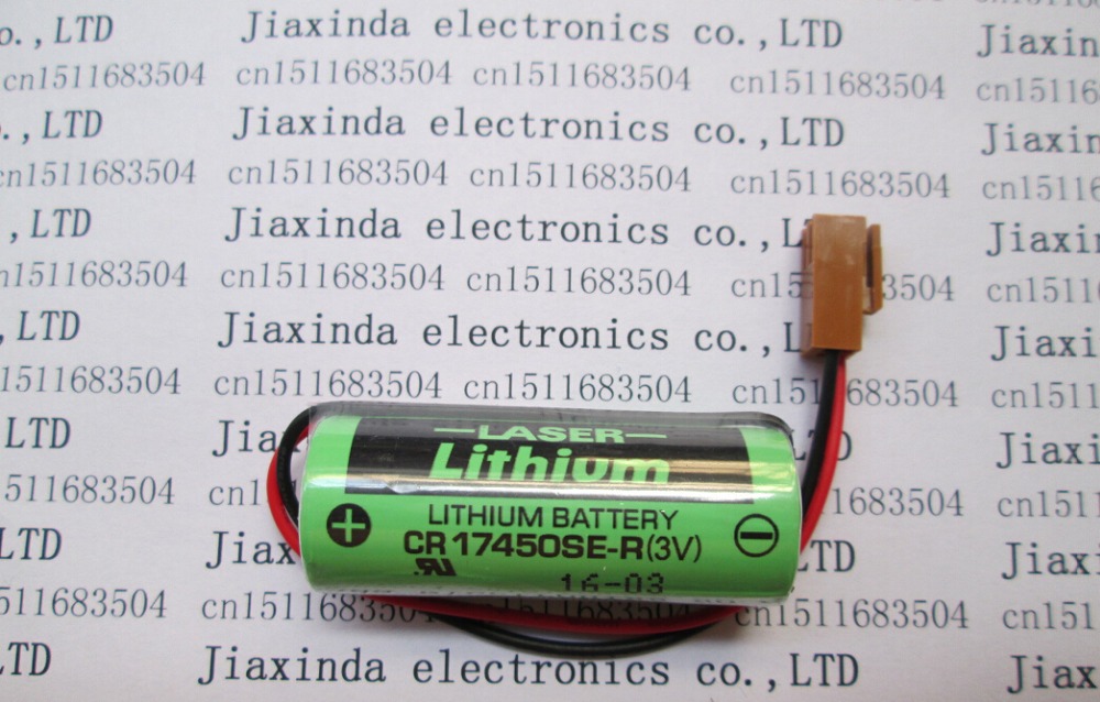 CR17450SE Lithium battery for SANYO PLC without plug 3.0V