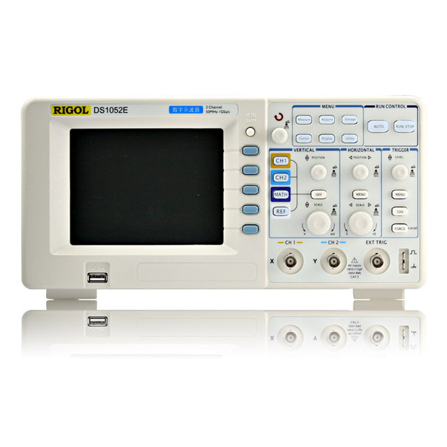 DS1052E digital oscilloscopes 50M bandwidth. RIGOL true color