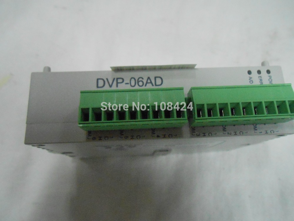 DVP06AD-S Delta PLC 6 point 14-bit resolution Analog I/O Module Original brand new