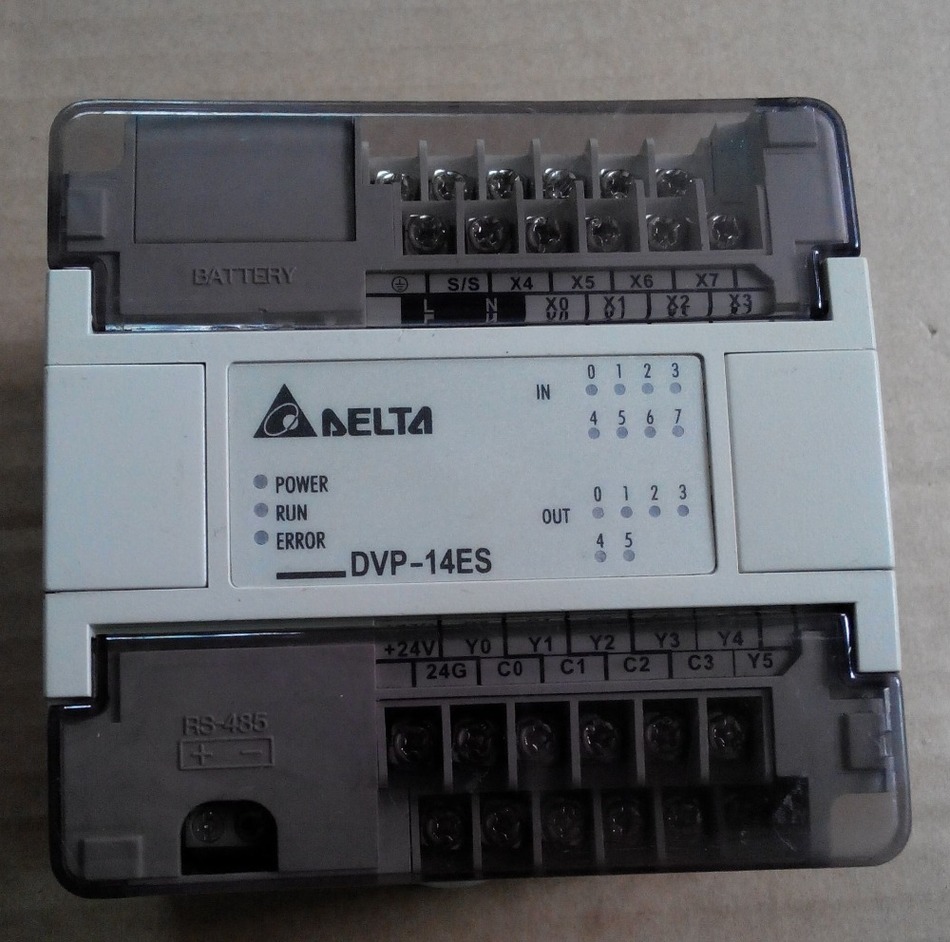 DVP14ES00T2 Delta PLC 100-240VAC 8DI 6DO transistor Standard Original brand new