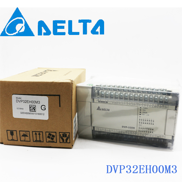 DVP32EH00T3 Delta PLC 100-240VAC 16DI 16DO transistor output Standard Original brand new