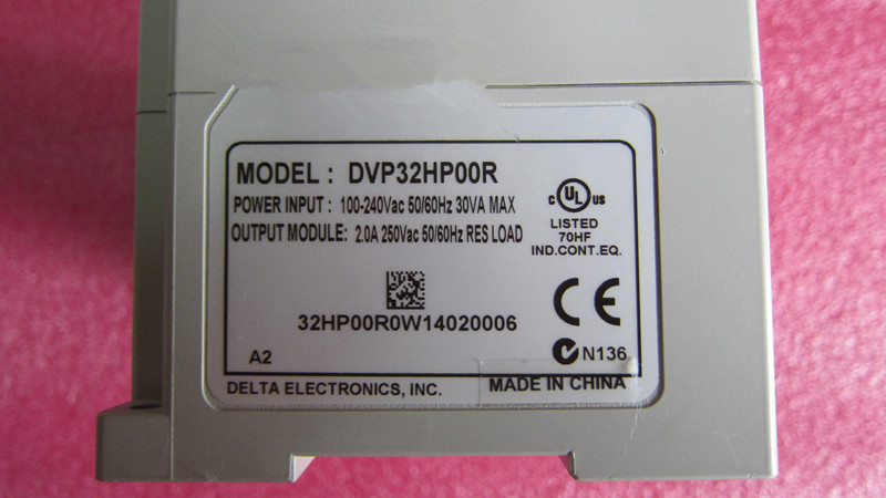 DVP32HP00R Delta PLC 16DI 16DO relay Extension Module Original brand new