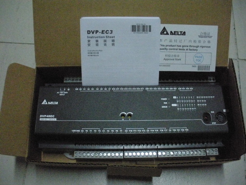 DVP48EC00R3 Delta PLC 100-240VAC 28DI 20DO relay output Standard Original brand new