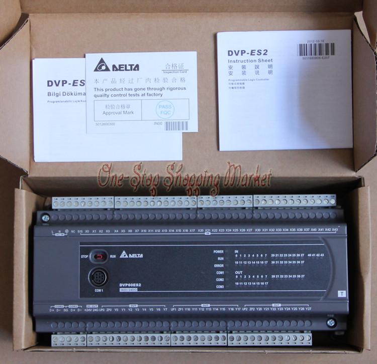 DVP60ES200R Delta PLC 100-240VAC 36DI 24DO relay output Standard Original brand new