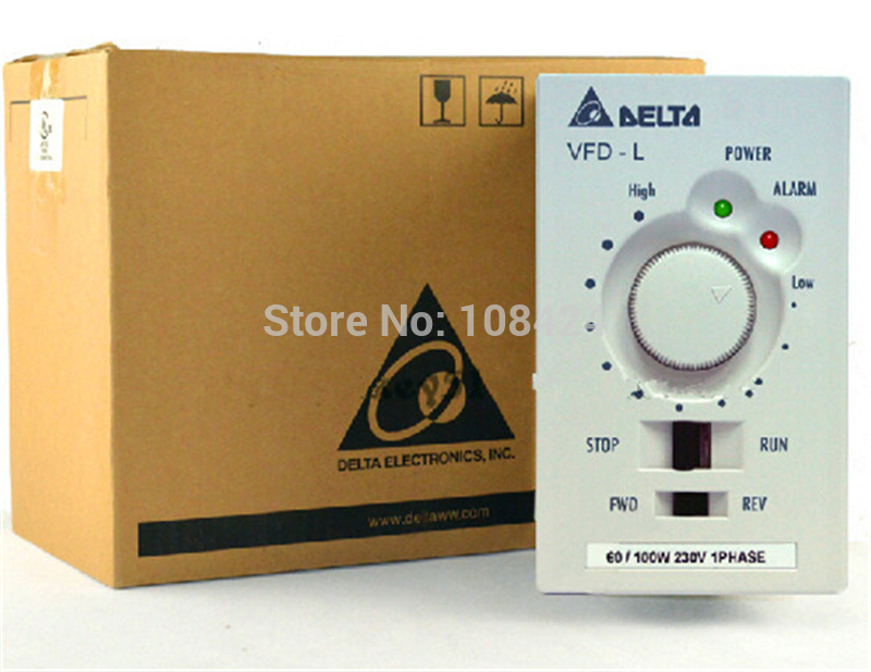 Delta Inverter VFD drive VFD001L21A 1Phase 220V 0.1kW 0.125HP 1~120Hz Wood cutting &Wire drawing