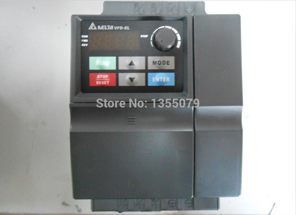 Delta Inverter VFD drive VFD015EL21A 1Phase 220V 1.5KW 2HP 0.1~600Hz Water pump &Packaging machine