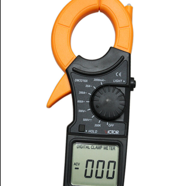 Digital Clamp Meter AC 2000Ma/20A/200A/600A  VC3218A VICTOR